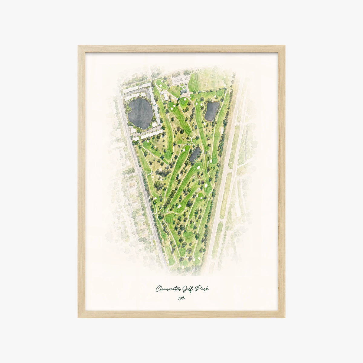 Clearwater Golf Park wood frame
