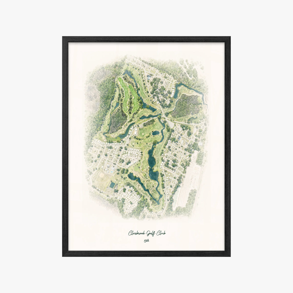 Clerbrook Golf Club black frame