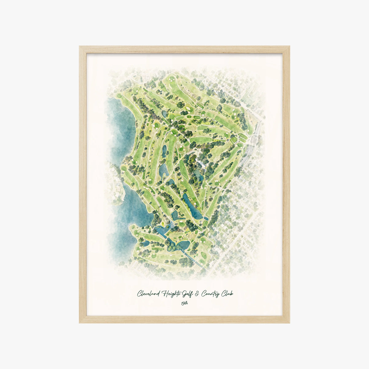 Cleveland Heights Golf & Country Club wood frame