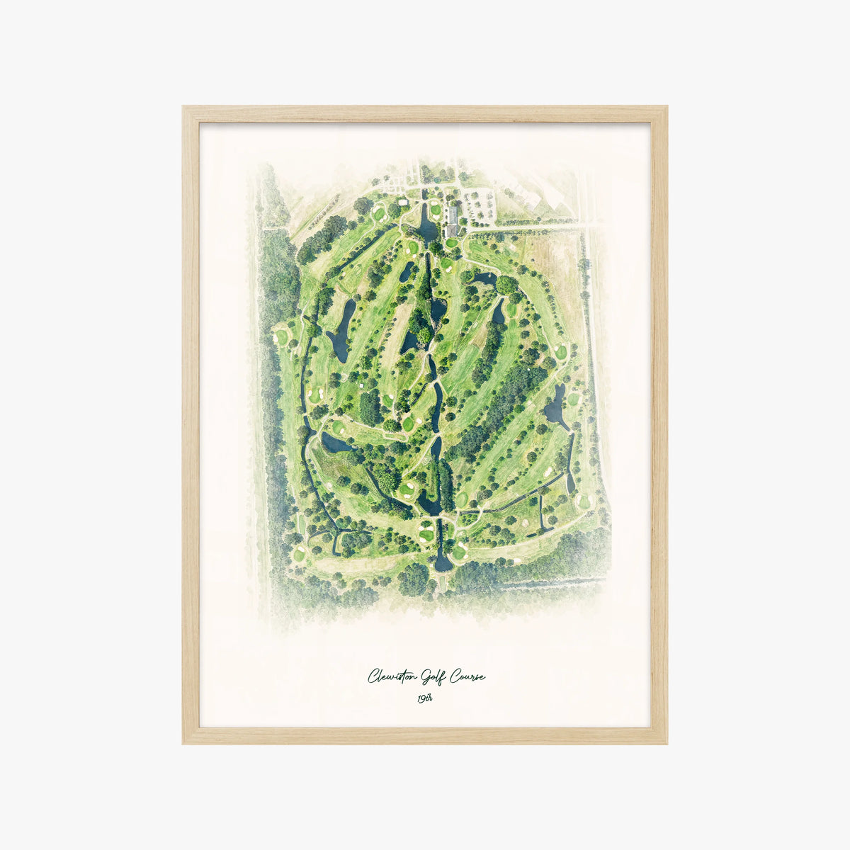 Clewiston Golf Course wood frame