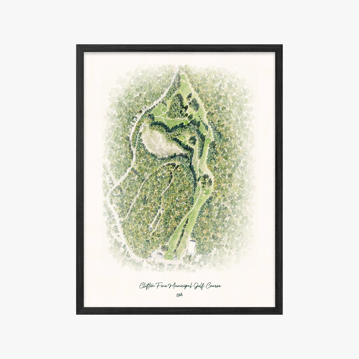 Clifton Fine Municipal Golf Course black frame