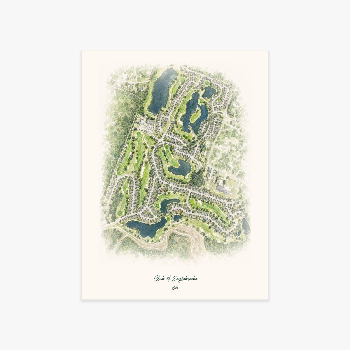 Club at Eaglebrooke printed artwork