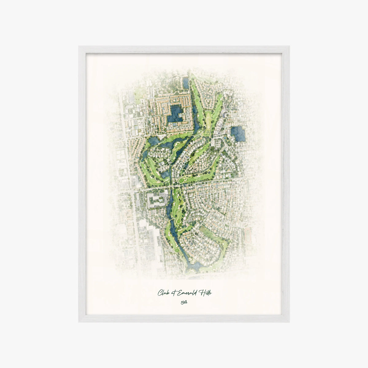 Club at Emerald Hills white frame