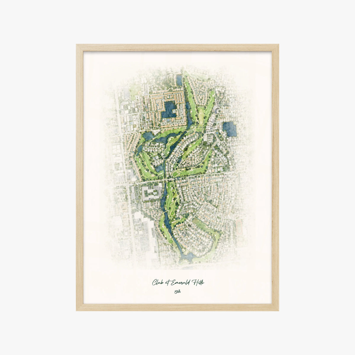 Club at Emerald Hills wood frame