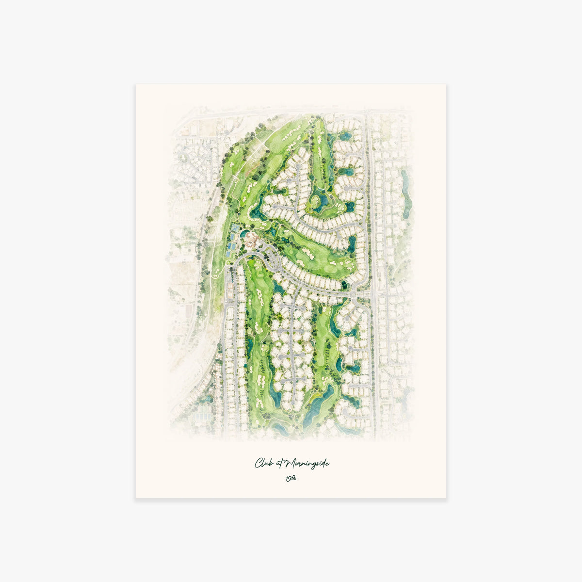 Club at Morningside printed artwork