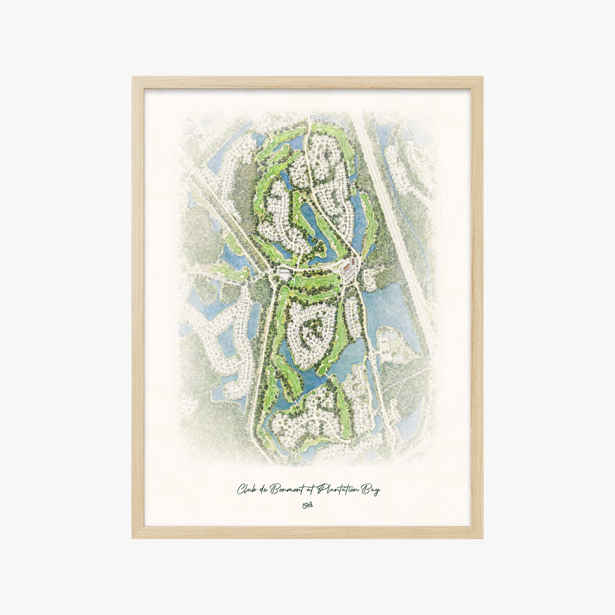 Club de Bonmont at Plantation Bay wood frame