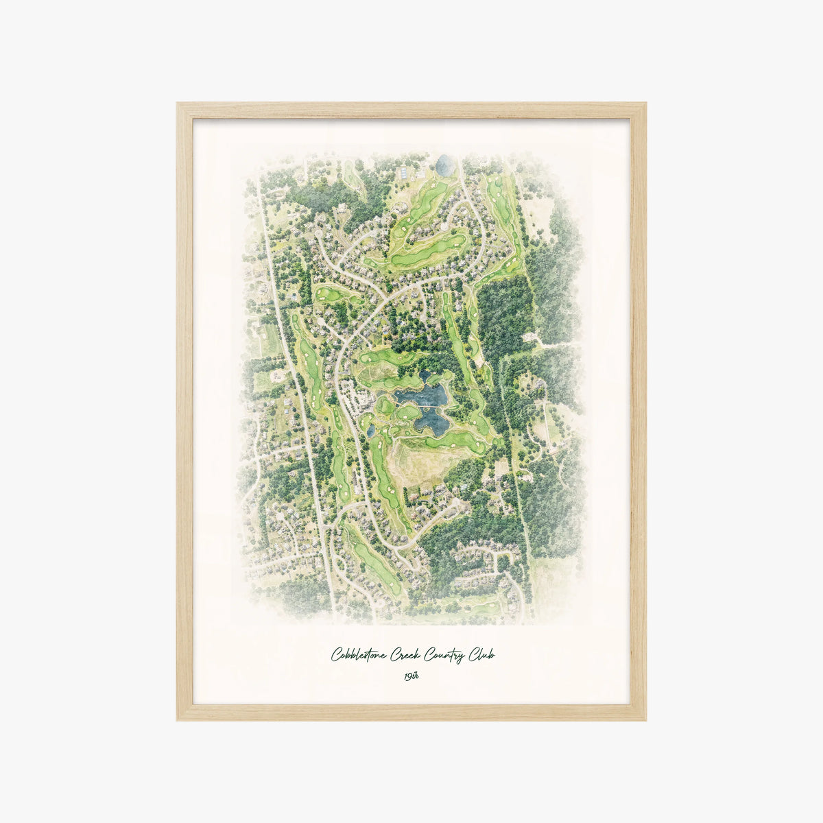 Cobblestone Creek Country Club wood frame