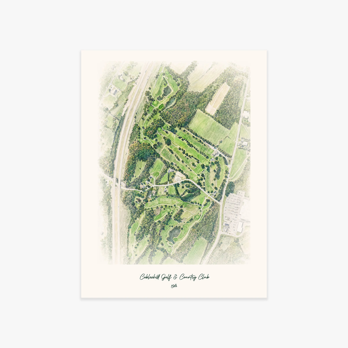 Cobleskill Golf & Country Club printed artwork