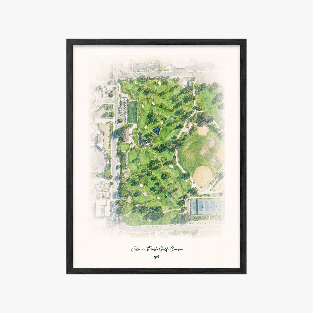 Colina Park Golf Course black frame