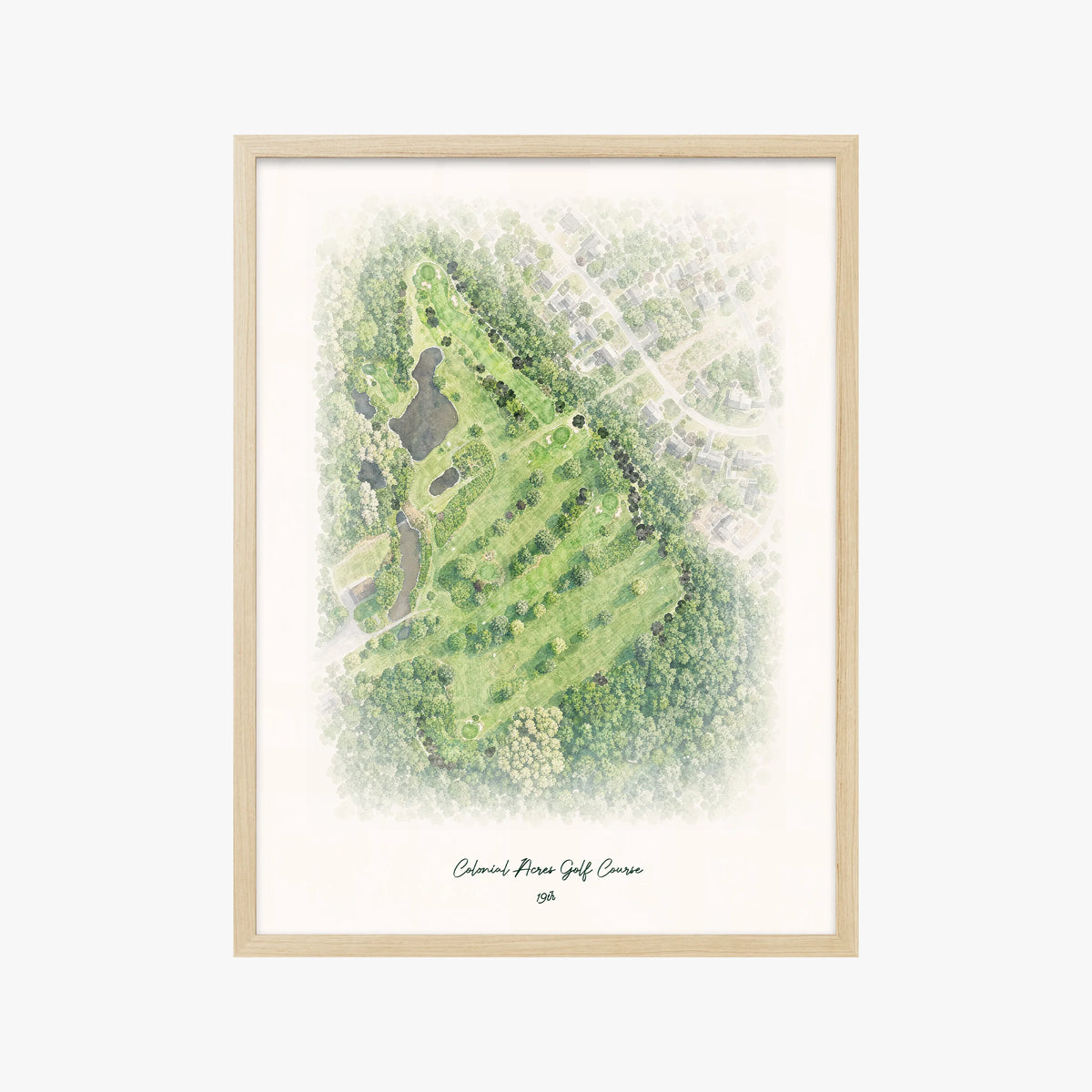 Colonial Acres Golf Course wood frame