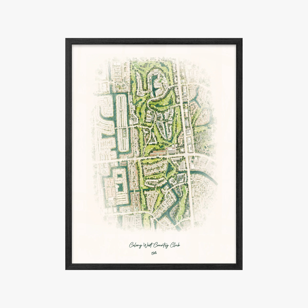 Colony West Country Club black frame