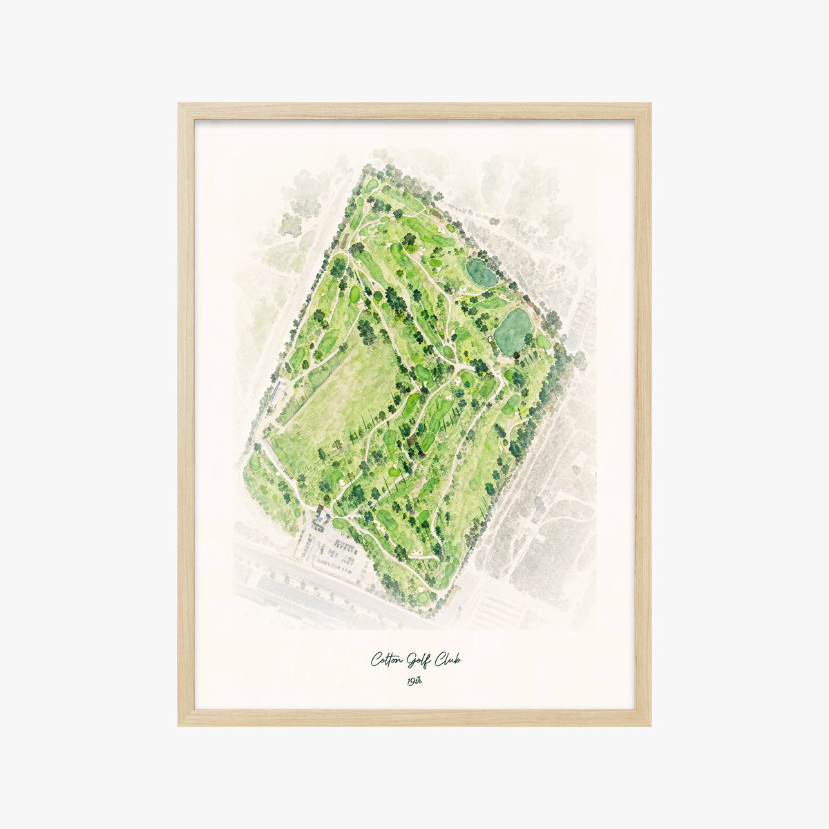 Colton Golf Club wood frame