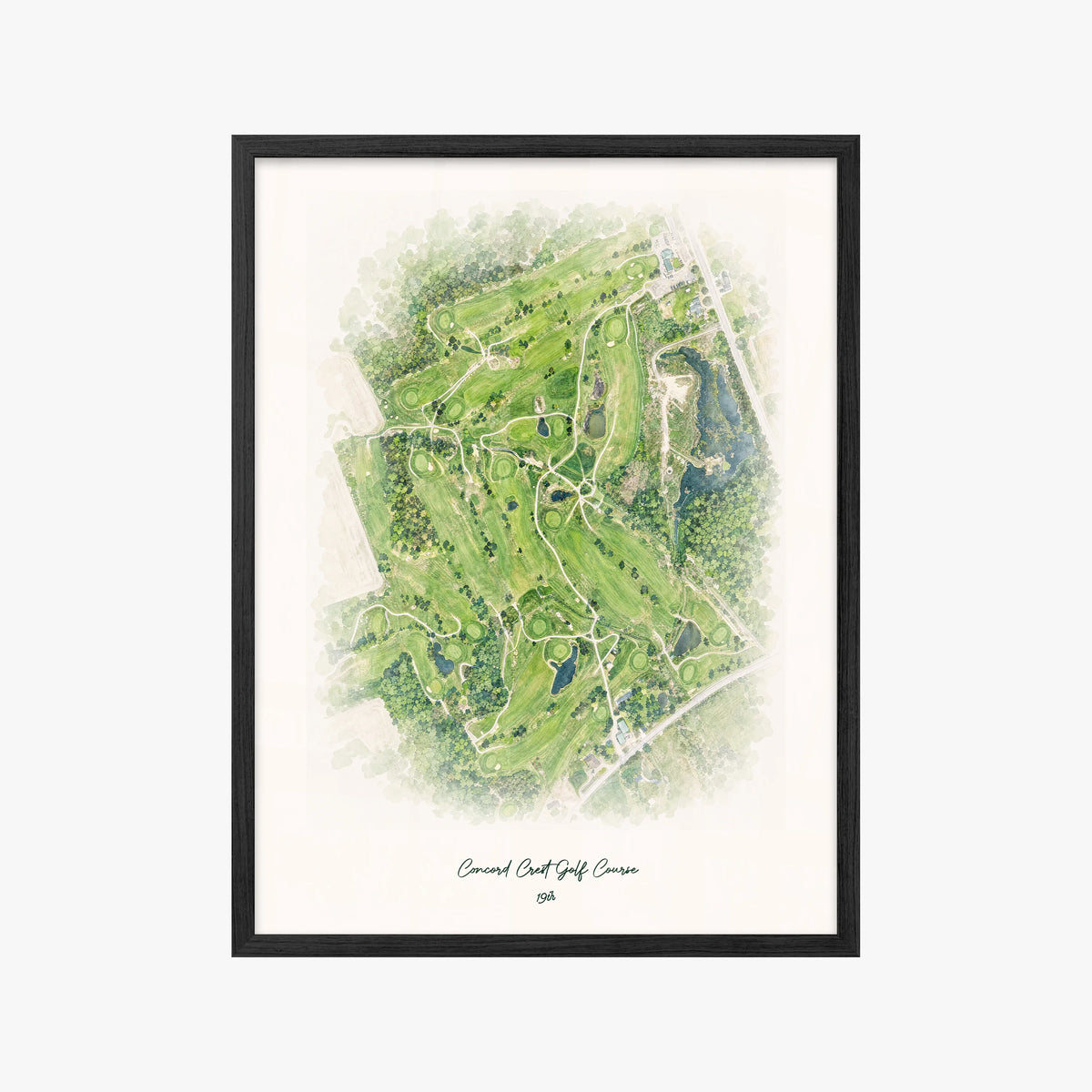 Concord Crest Golf Course black frame