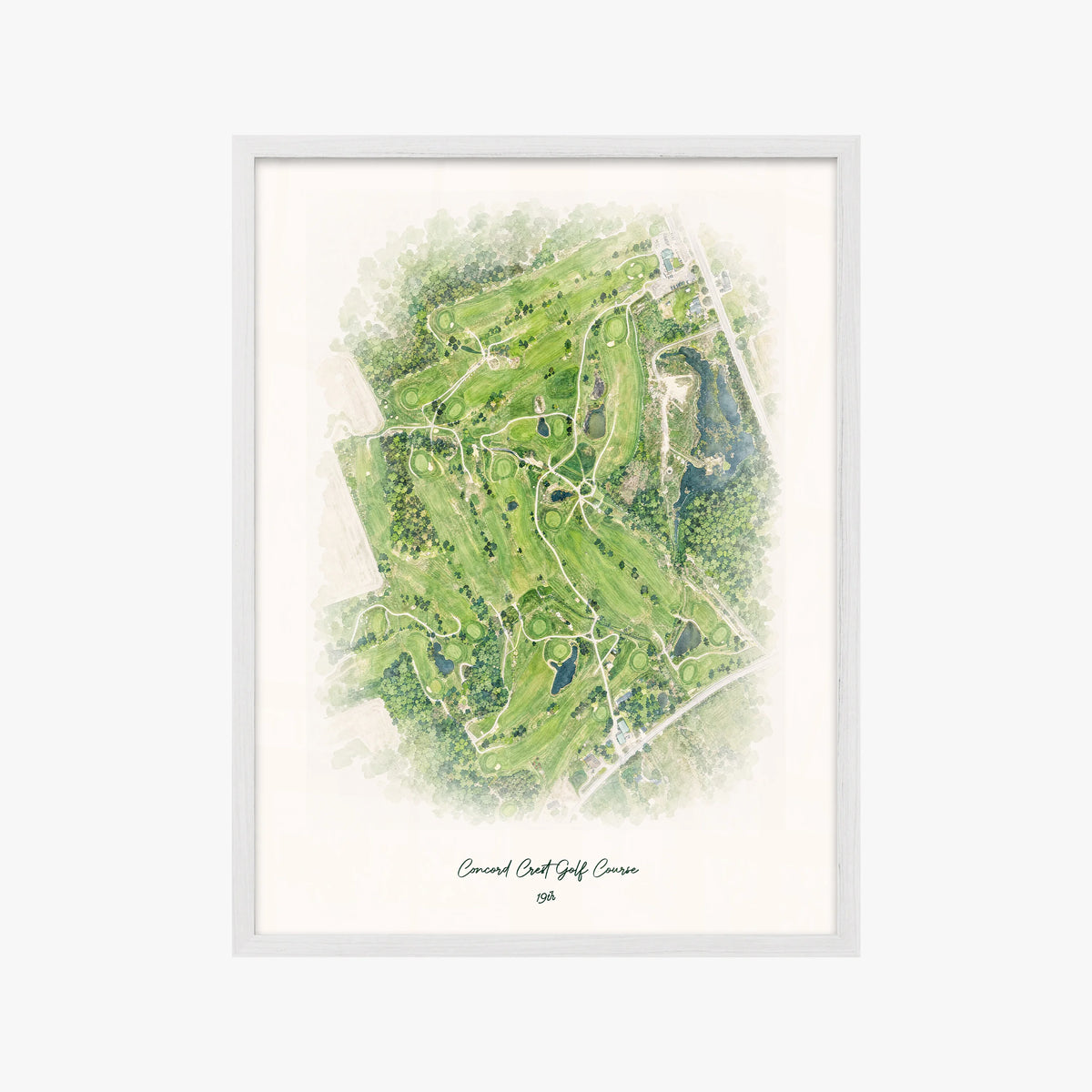 Concord Crest Golf Course white frame