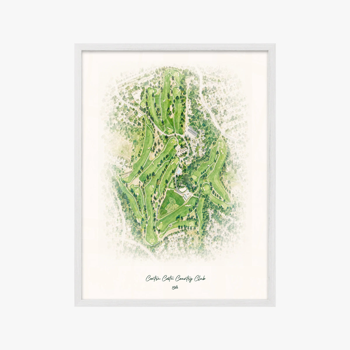 Contra Costa Country Club white frame