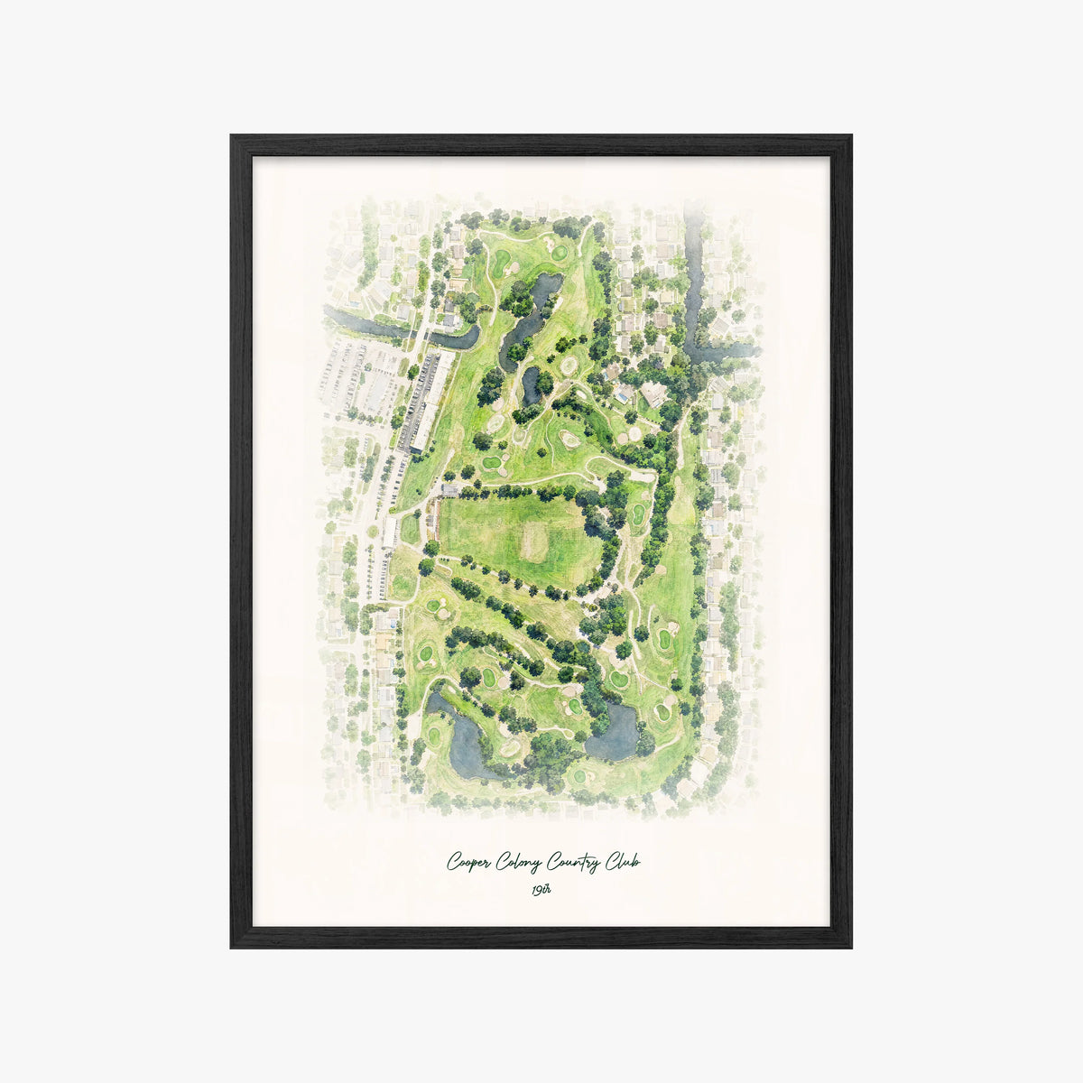 Cooper Colony Country Club black frame