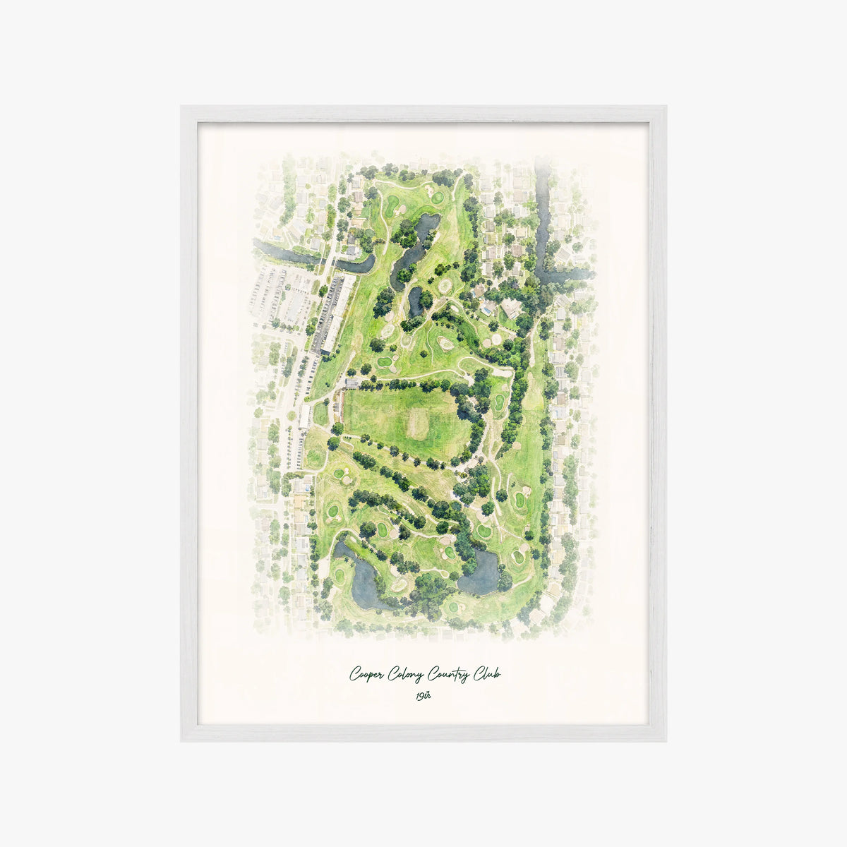 Cooper Colony Country Club white frame