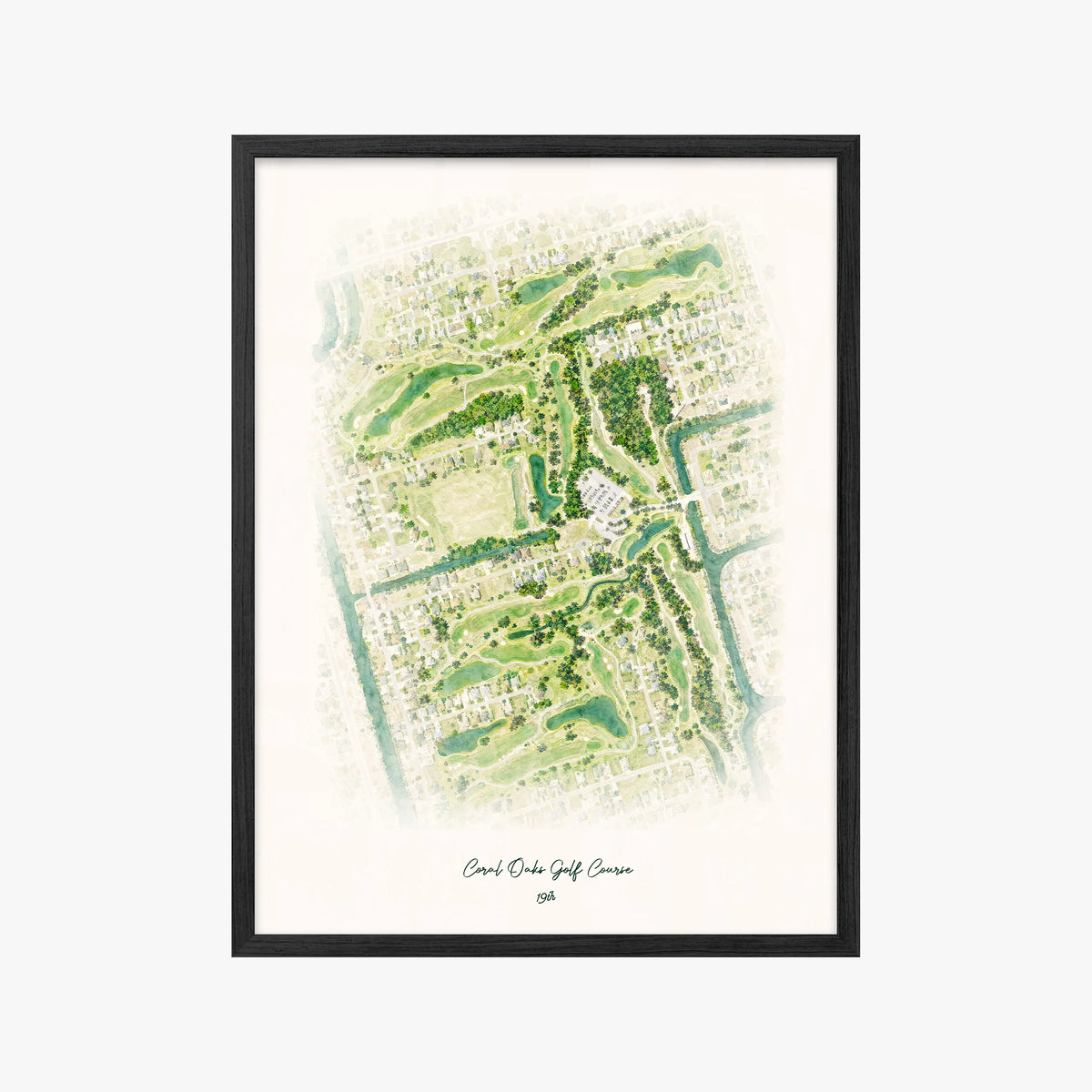 Coral Oaks Golf Course black frame