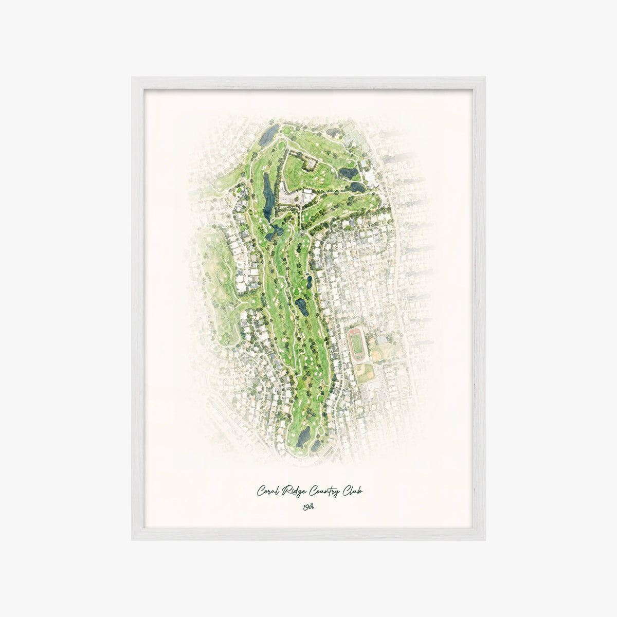 Coral Ridge Country Club white frame