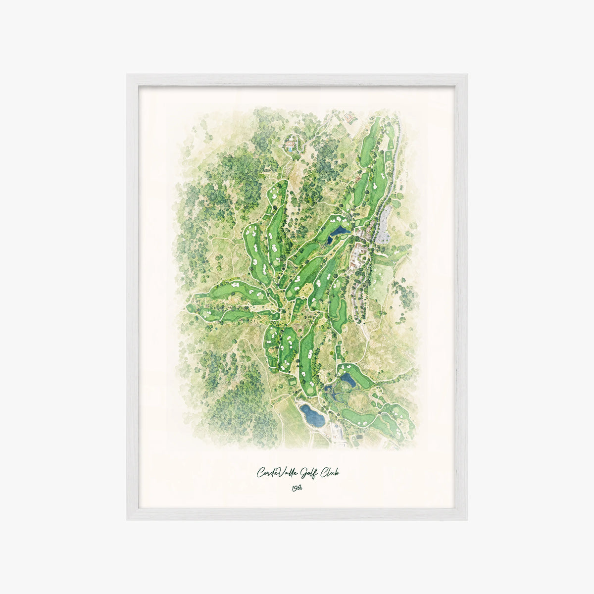 CordeValle Golf Club white frame