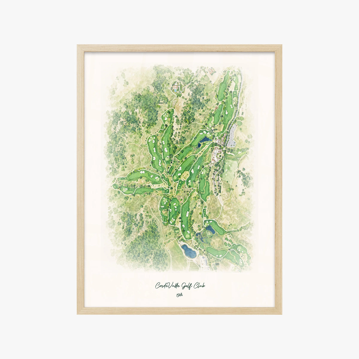 CordeValle Golf Club wood frame