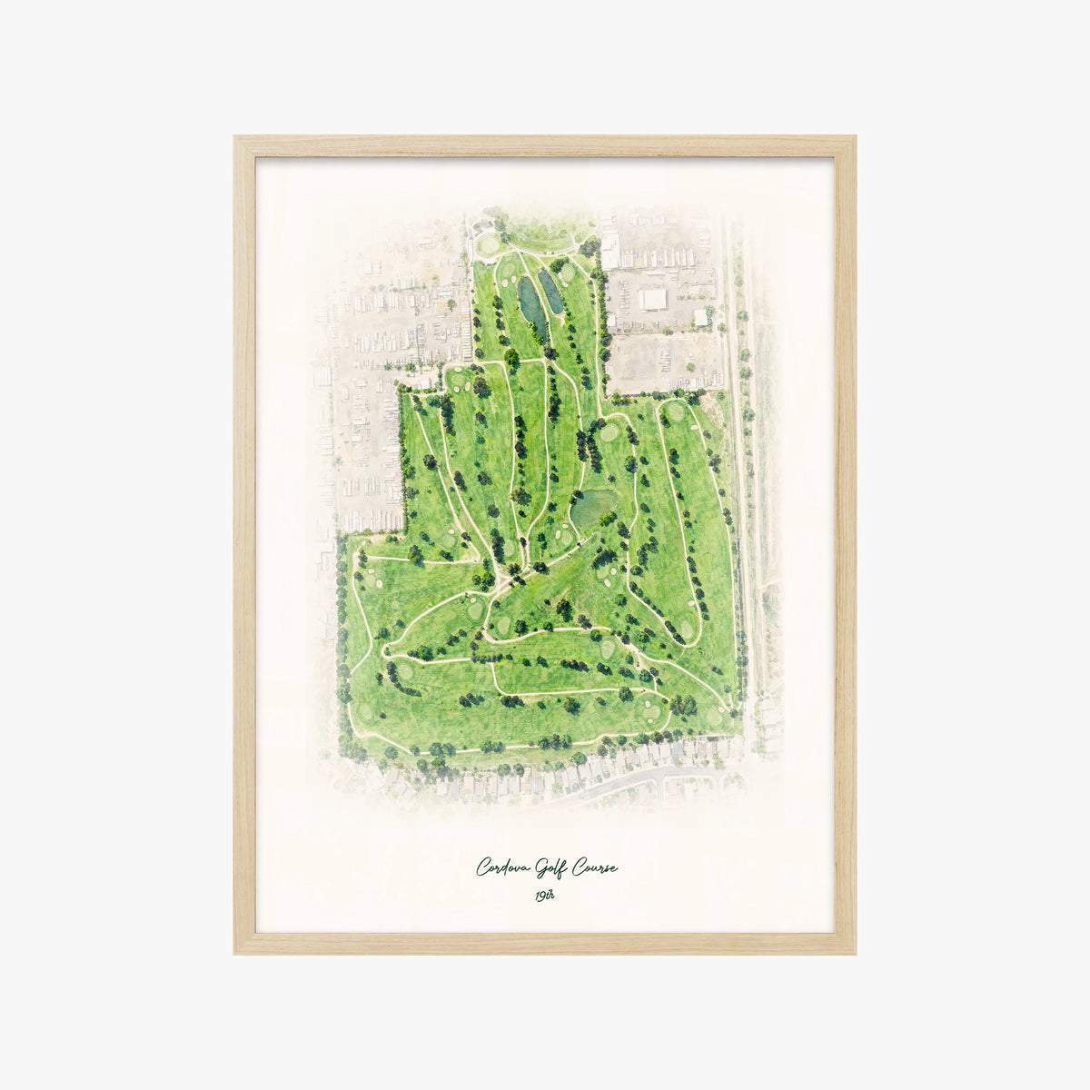 Cordova Golf Course wood frame