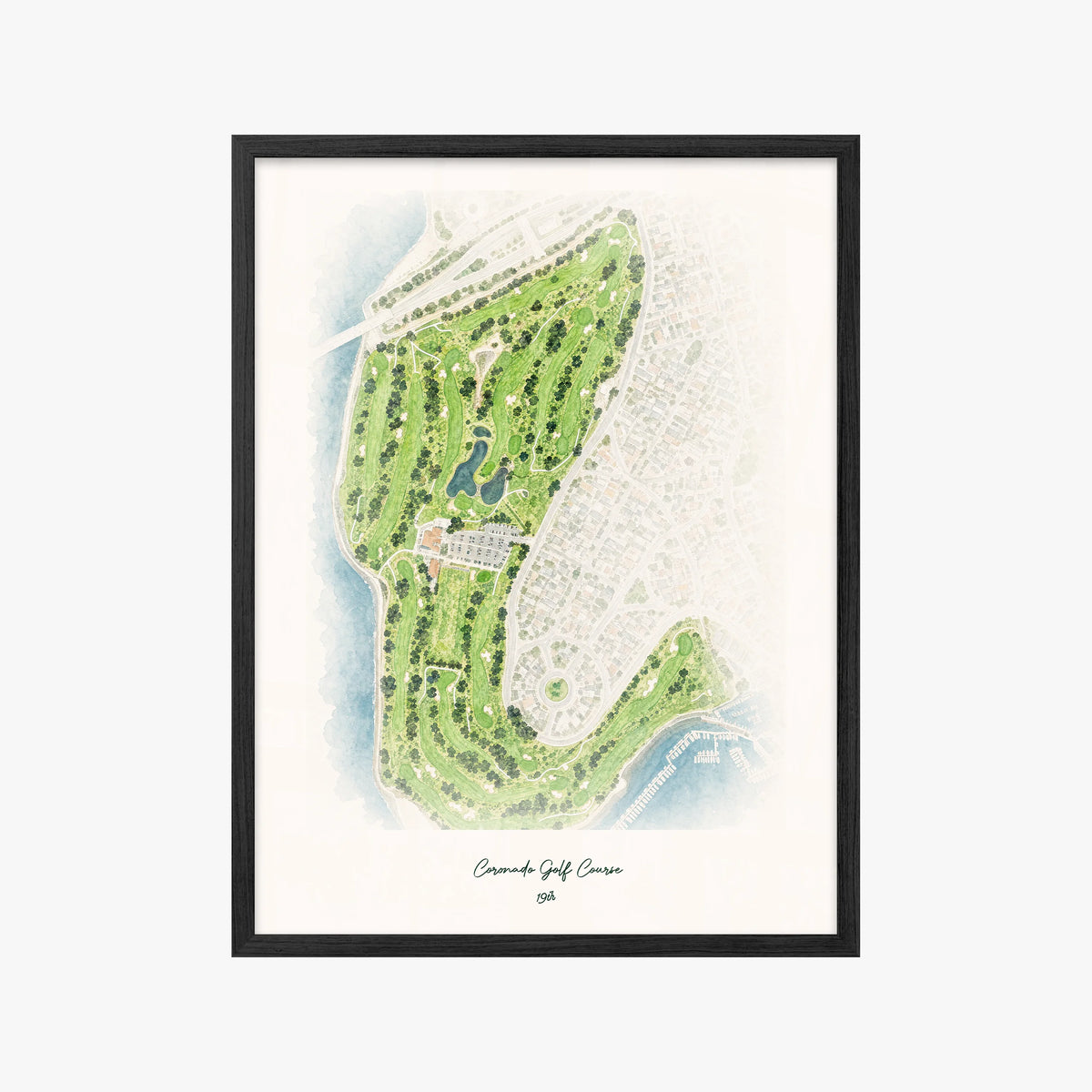 Coronado Golf Course black frame