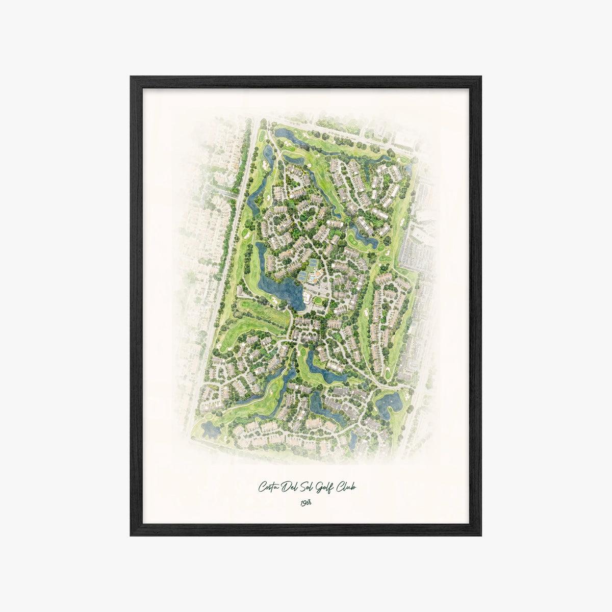Costa Del Sol Golf Club black frame