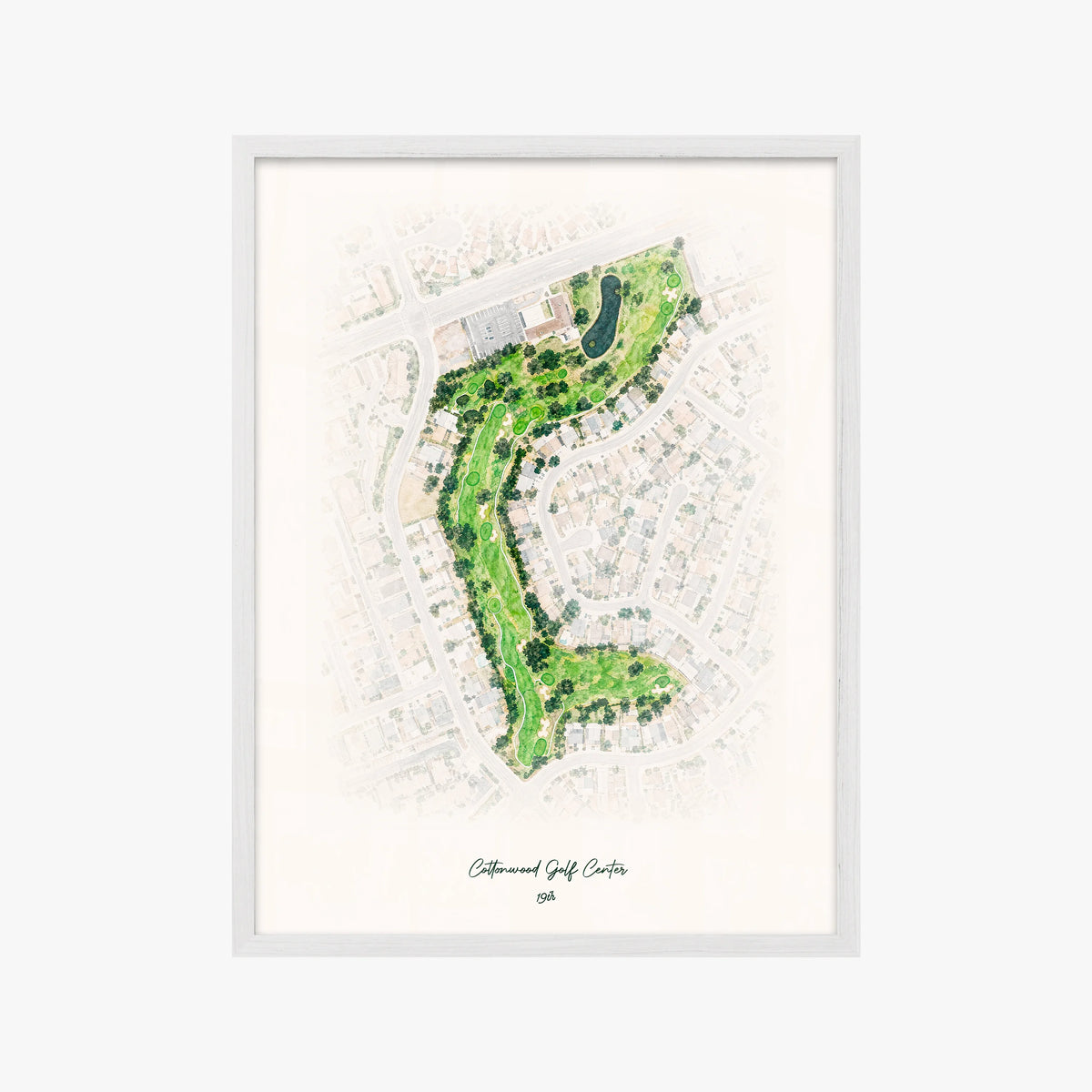 Cottonwood Golf Center white frame