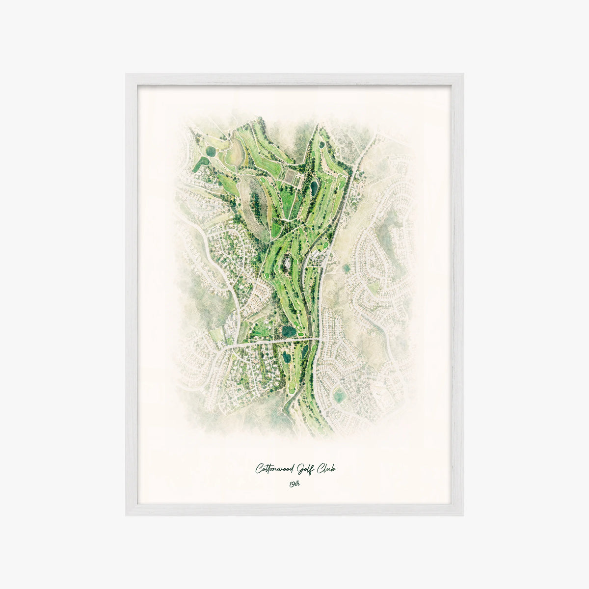 Cottonwood Golf Club white frame