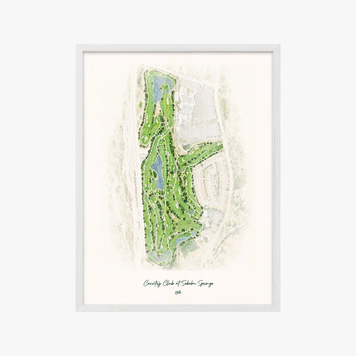 Country Club at Soboba Springs white frame