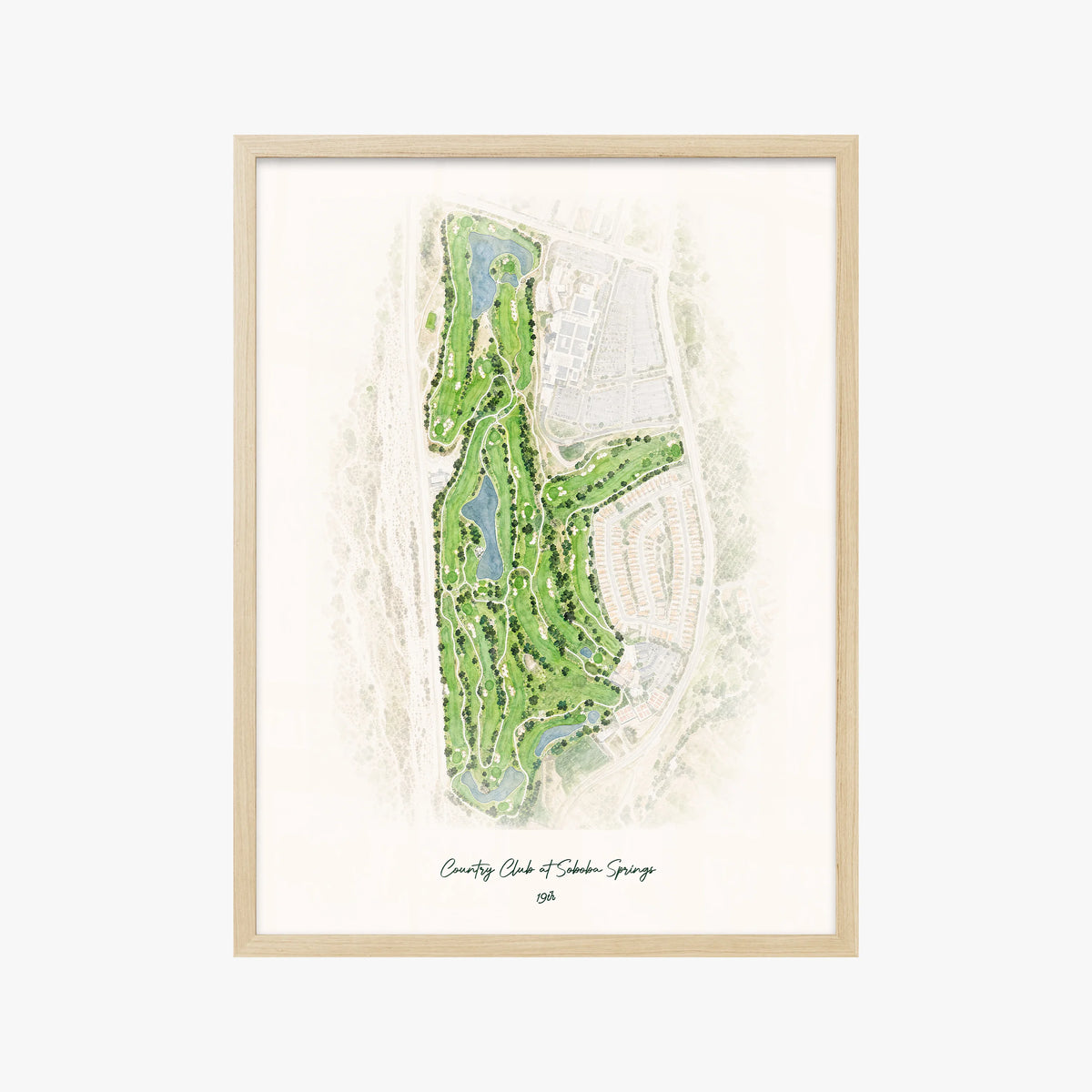 Country Club at Soboba Springs wood frame