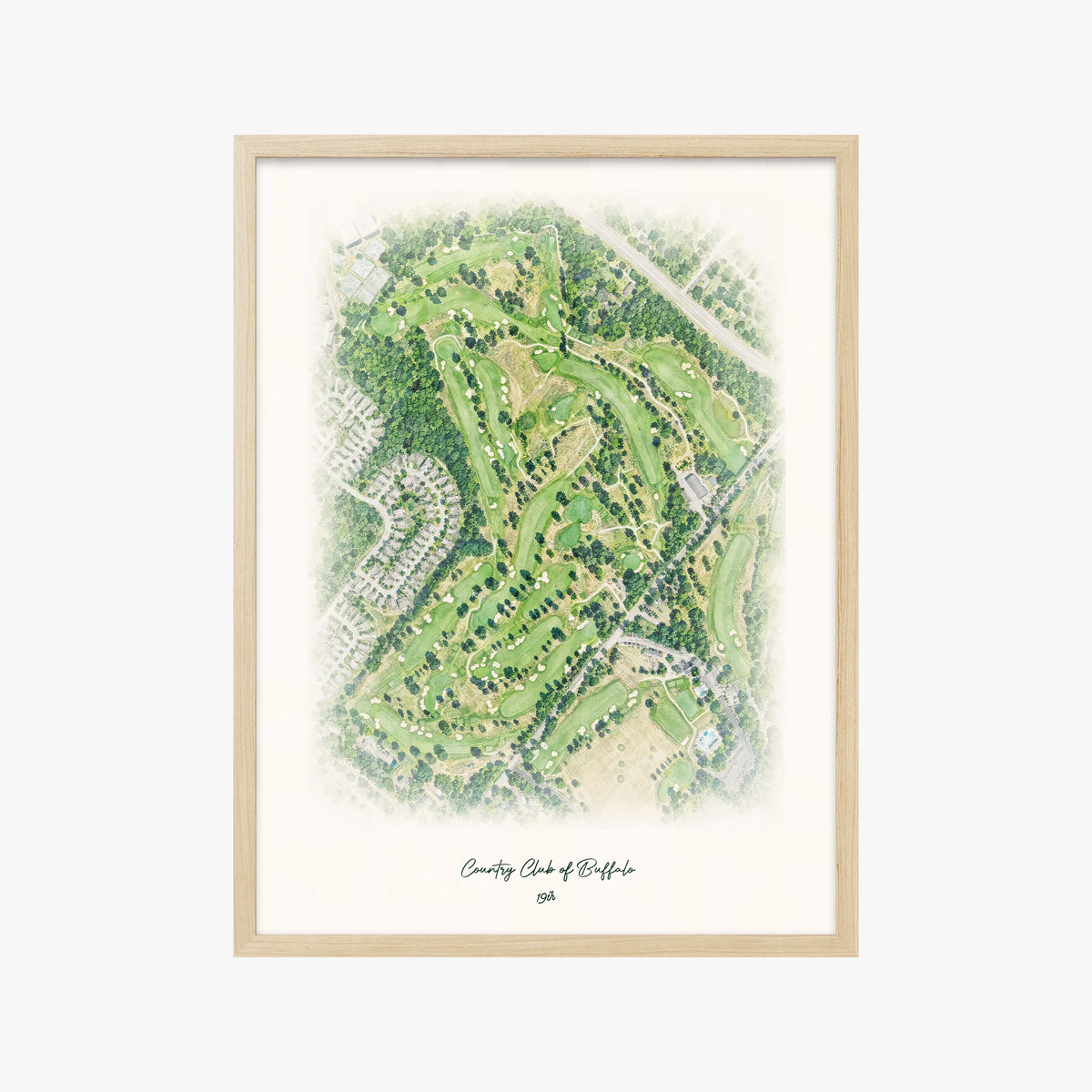 Country Club of Buffalo wood frame