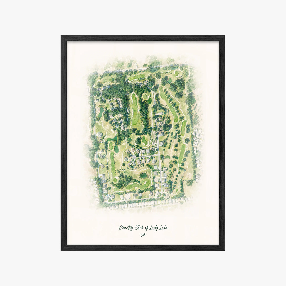 Country Club of Lady Lake black frame