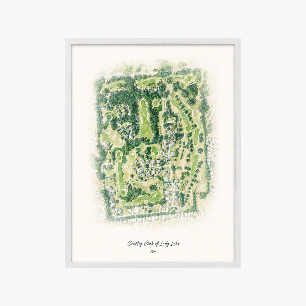 Country Club of Lady Lake white frame