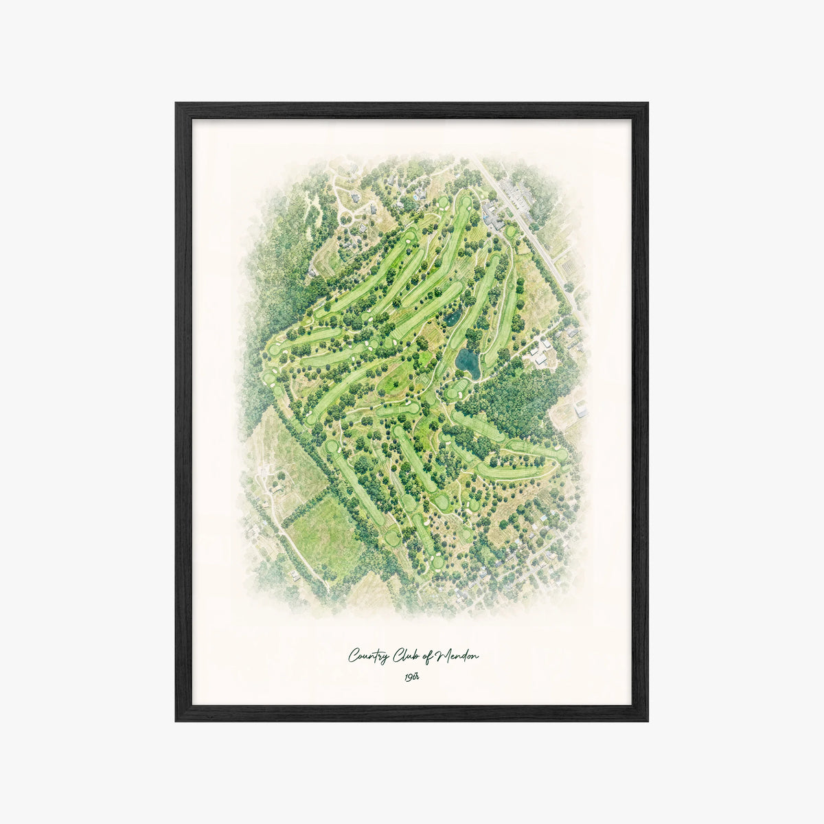 Country Club of Mendon black frame