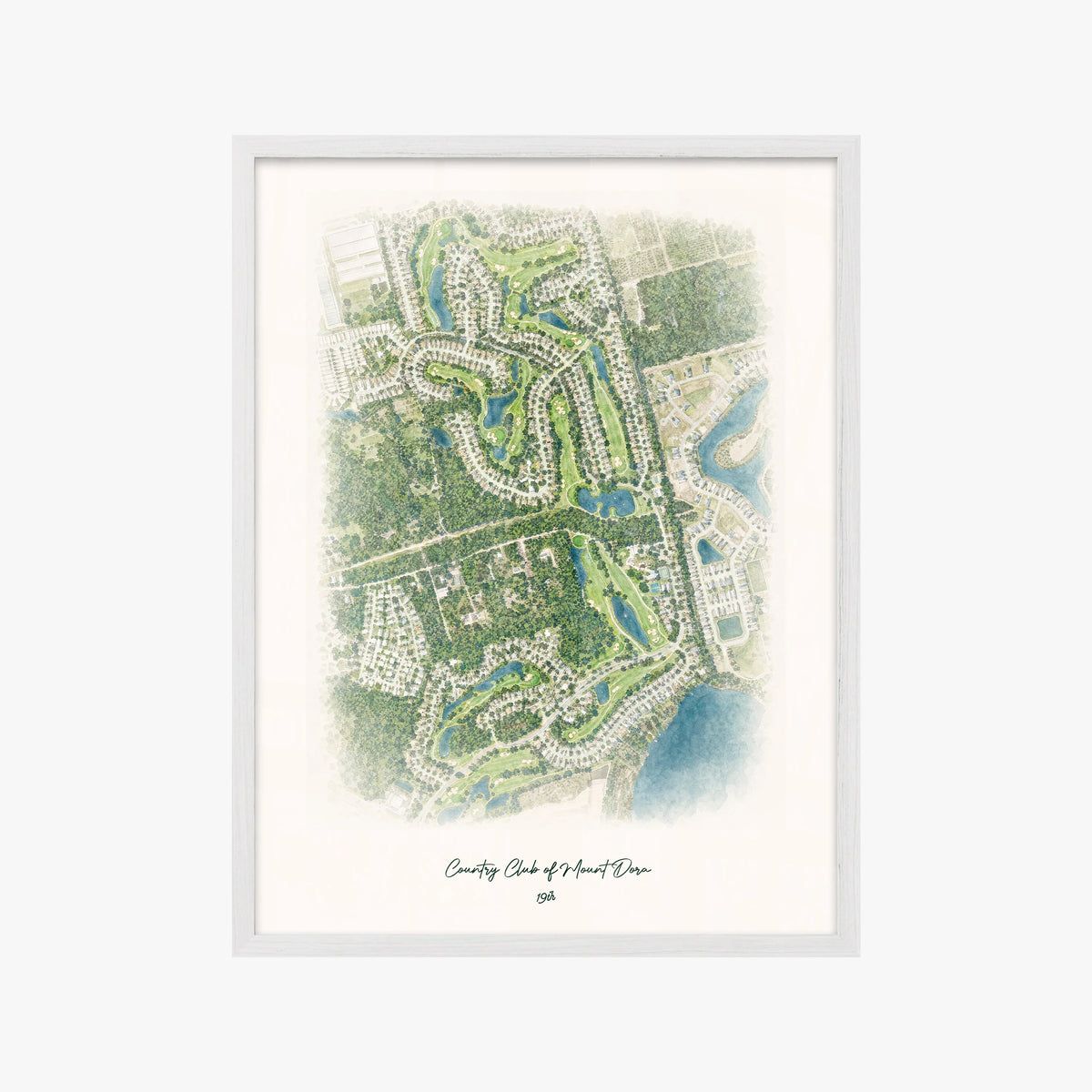 Country Club of Mount Dora white frame
