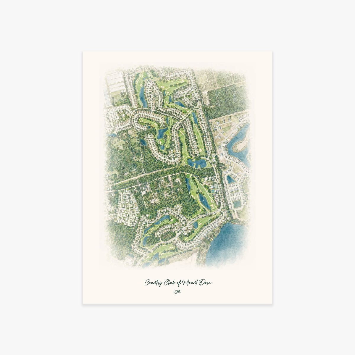 Country Club of Mount Dora printed artwork