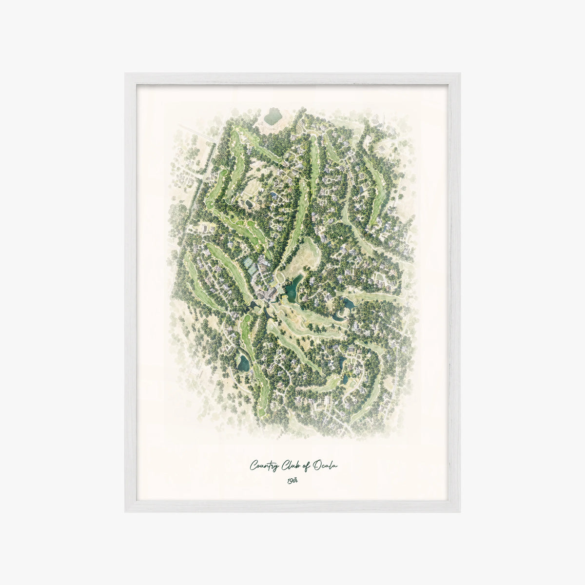 Country Club of Ocala white frame