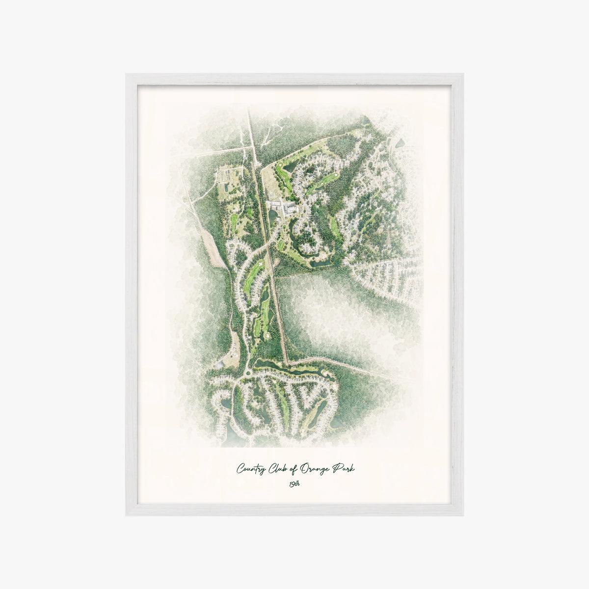 Country Club of Orange Park white frame