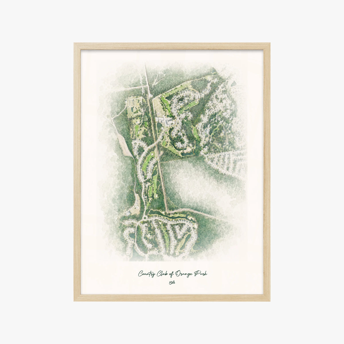 Country Club of Orange Park wood frame