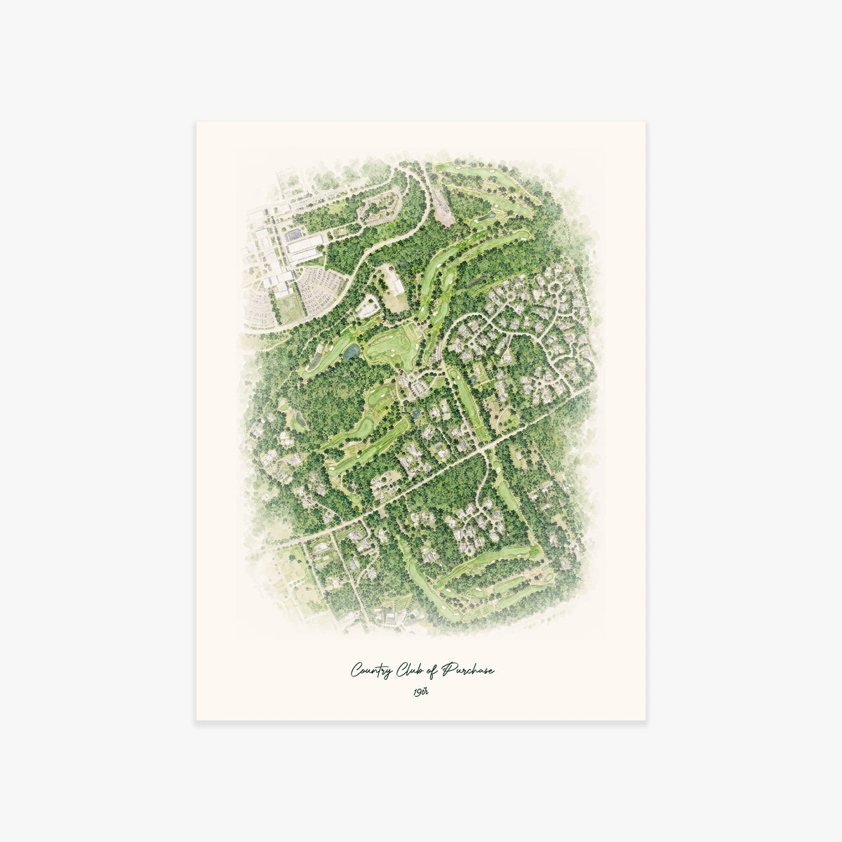 Country Club of Purchase printed artwork