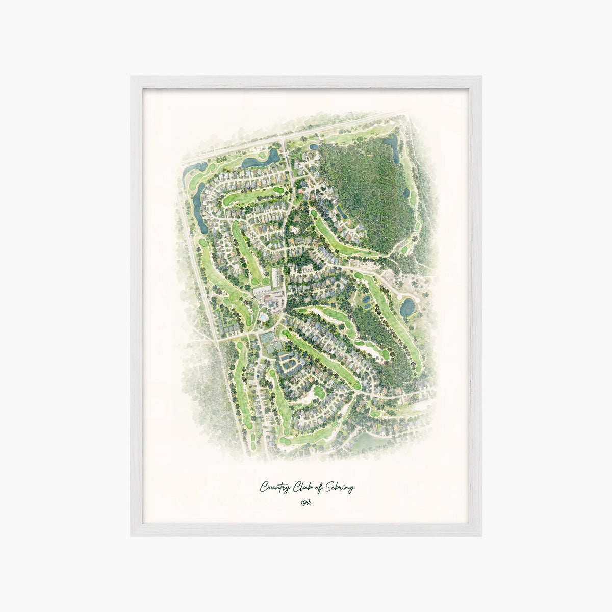 Country Club of Sebring white frame