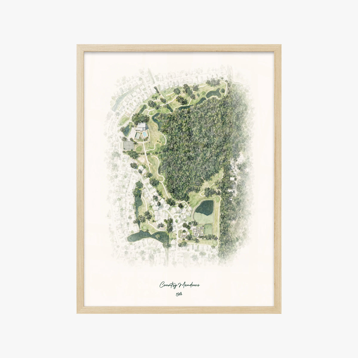 Country Meadows wood frame