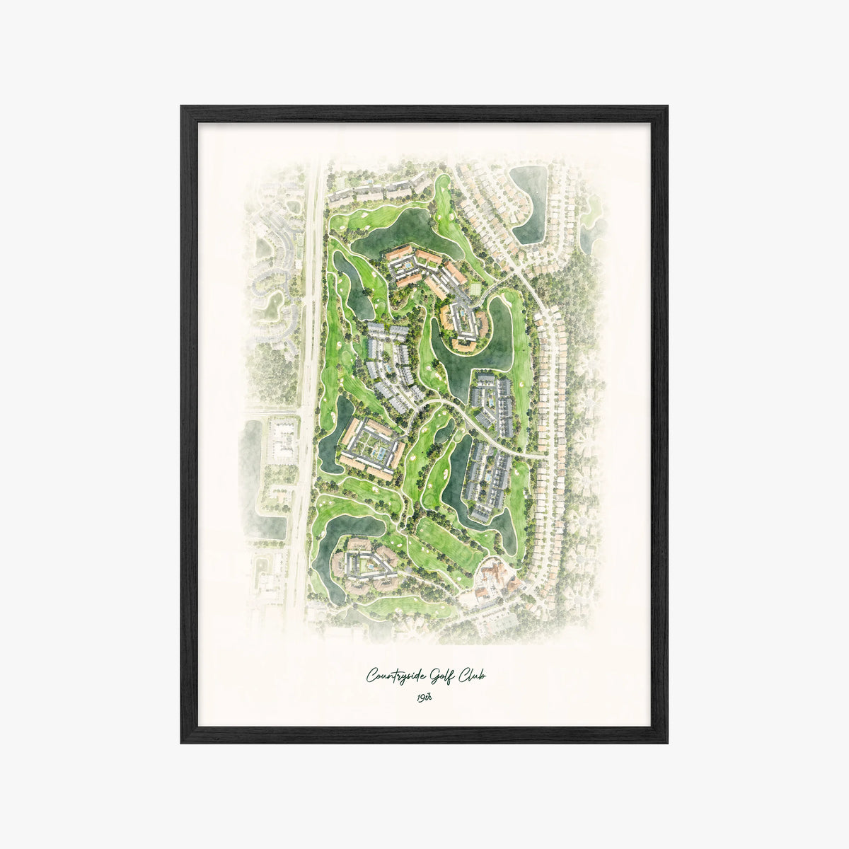 Countryside Golf Club black frame