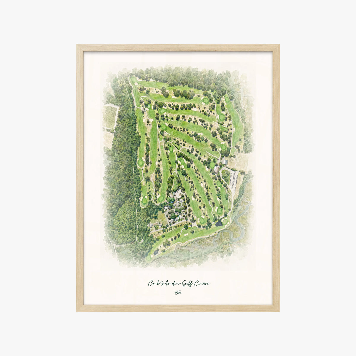 Crab Meadow Golf Course wood frame