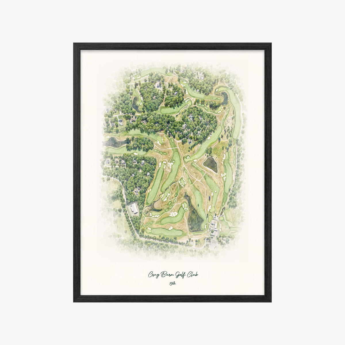 Crag Burn Golf Club black frame