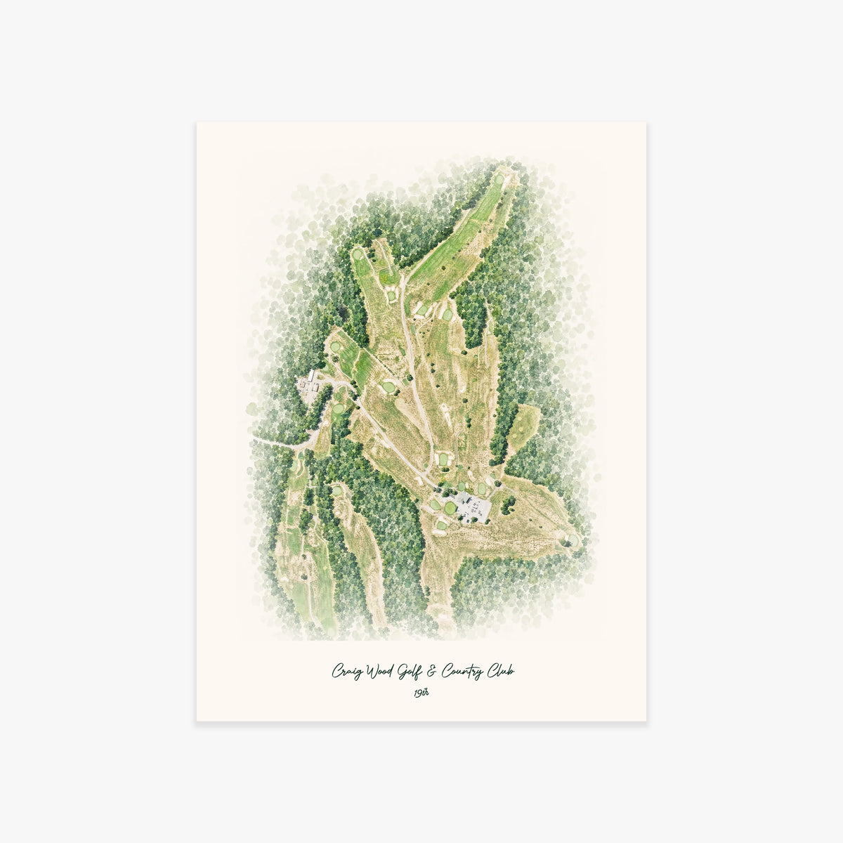 Craig Wood Golf & Country Club printed artwork