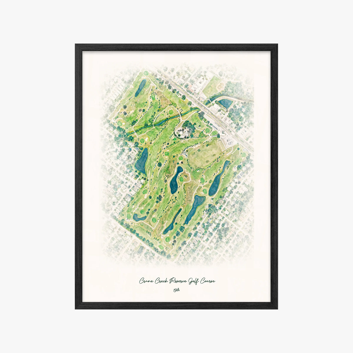 Crane Creek Reserve Golf Course black frame