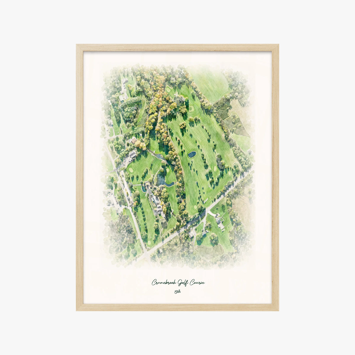 Cranebrook Golf Course wood frame